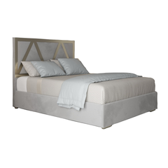 Alison Upholstered Soft Velvet Metal Bed Frame