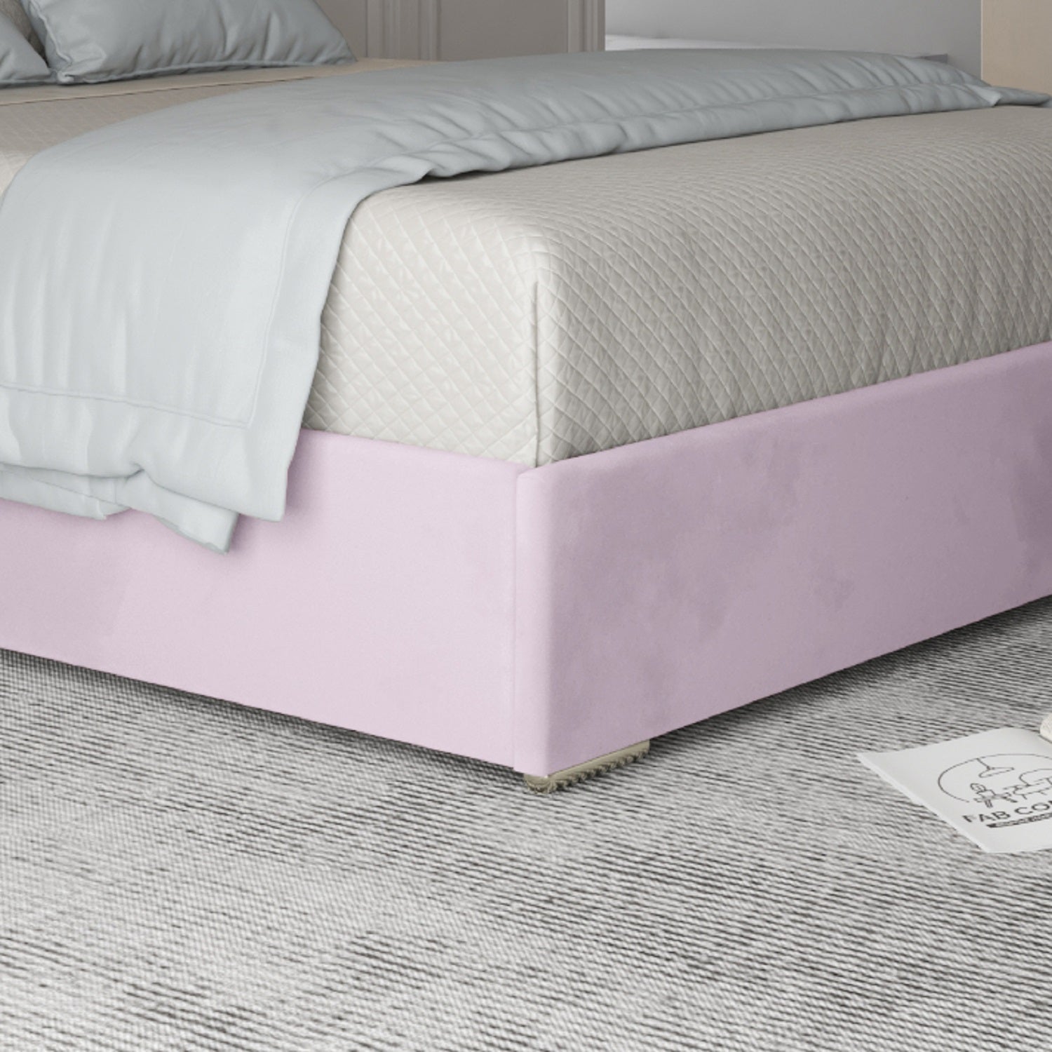 Alison Upholstered Soft Velvet Metal Bed Frame
