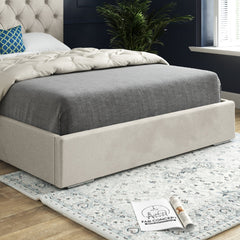 Alma Upholstered Soft Velvet Bed Frame