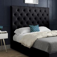Alma Upholstered Soft Velvet Bed Frame