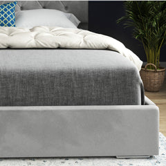 Alma Upholstered Soft Velvet Bed Frame