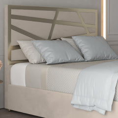 Arabella Upholstered Soft Velvet Metal Bed Frame