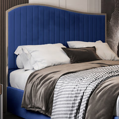 Brixton Upholstered Soft Velvet Metal Bed Frame