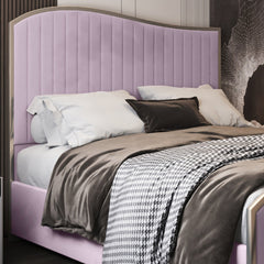 Brixton Upholstered Soft Velvet Metal Bed Frame