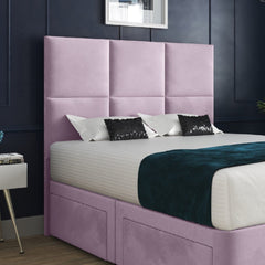 Caprio Upholserted Floorstanding Headboard With Divan Bed Frame