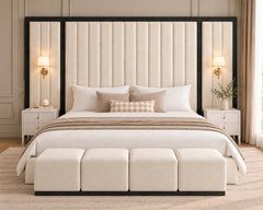 Currier Tropez Line Wallboard Bed