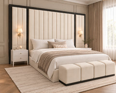 Currier Tropez Line Wallboard Bed