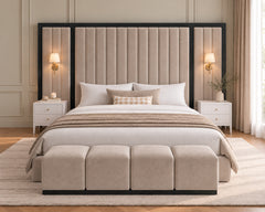 Currier Tropez Line Wallboard Bed