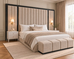 Currier Tropez Line Wallboard Bed