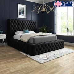 Grand Milan Pleated Upholstery Bed Frame