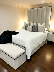 Serene Piping Panel Bed Frame