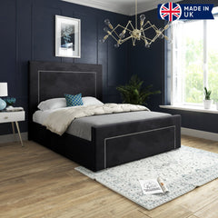 Lucca Upholstered Soft Velvet Bed Frame