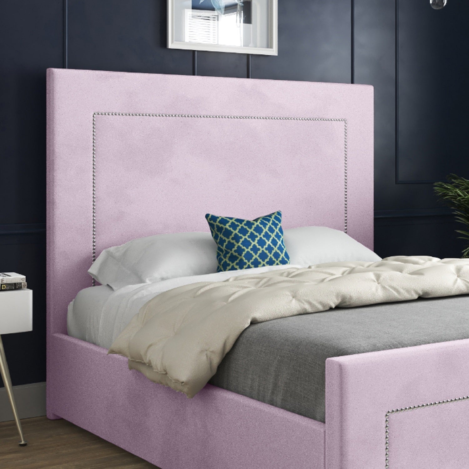 Lucca Upholstered Soft Velvet Bed Frame