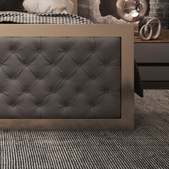 Maddison Upholstered Soft Velvet Metal Bed Frame