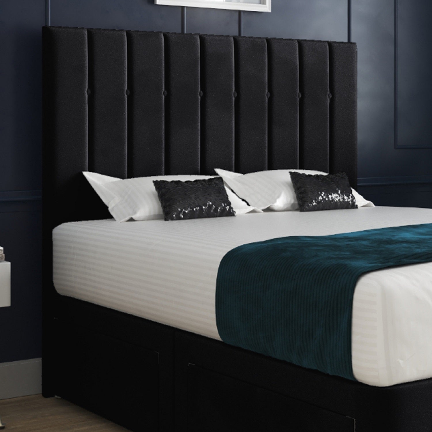 Marcelo Upholstered Soft Velvet Bed Frame