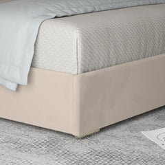 Mayfair Upholstered Soft Velvet Metal Bed Frame