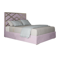 Mayfair Upholstered Soft Velvet Metal Bed Frame