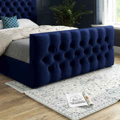 Novara Upholstered Soft Velvet Bed Frame