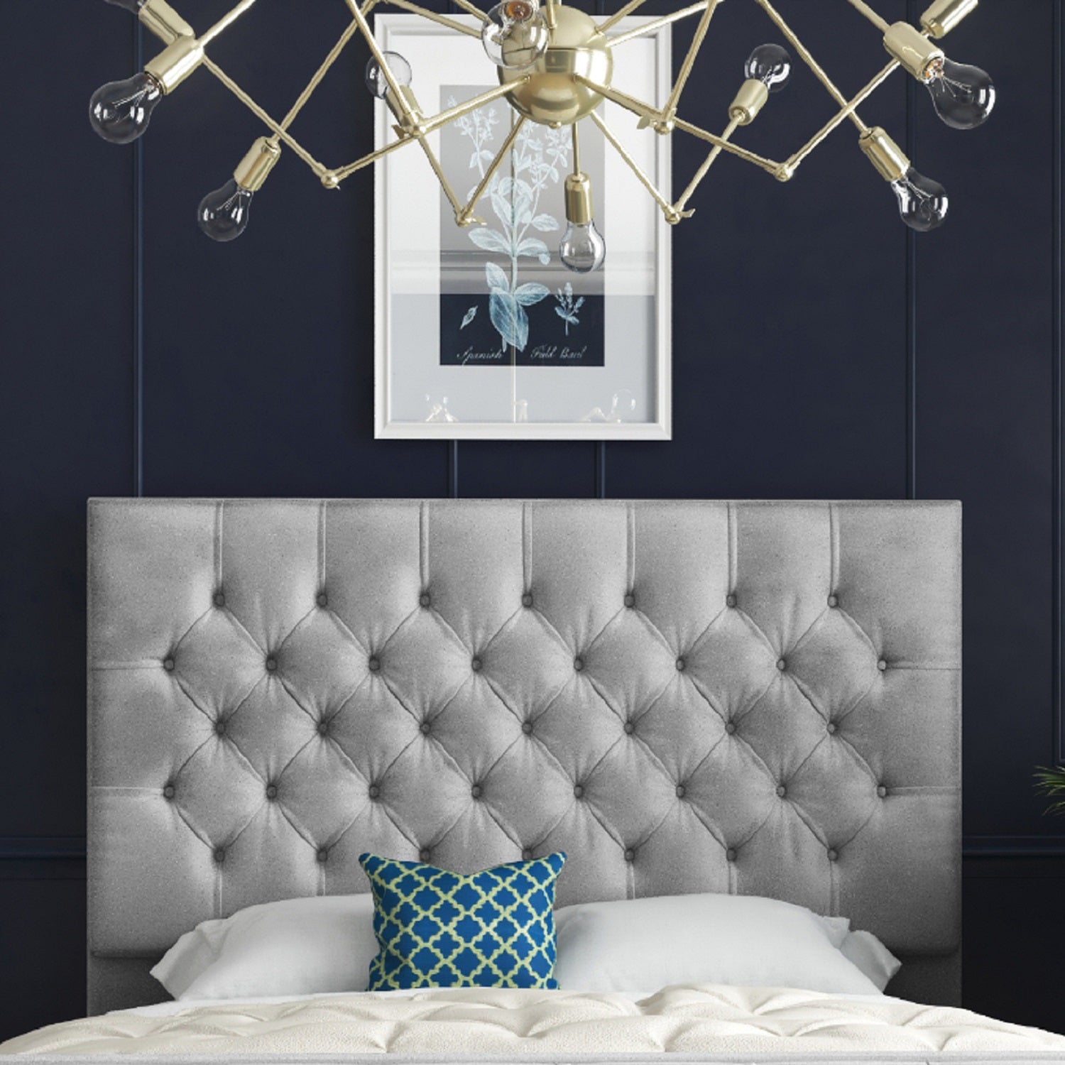 Novara Upholstered Soft Velvet Bed Frame