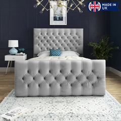 Novara Upholstered Soft Velvet Bed Frame