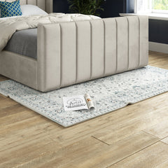 Romano Straight Winged Upholstered Soft Velvet Bed Frame