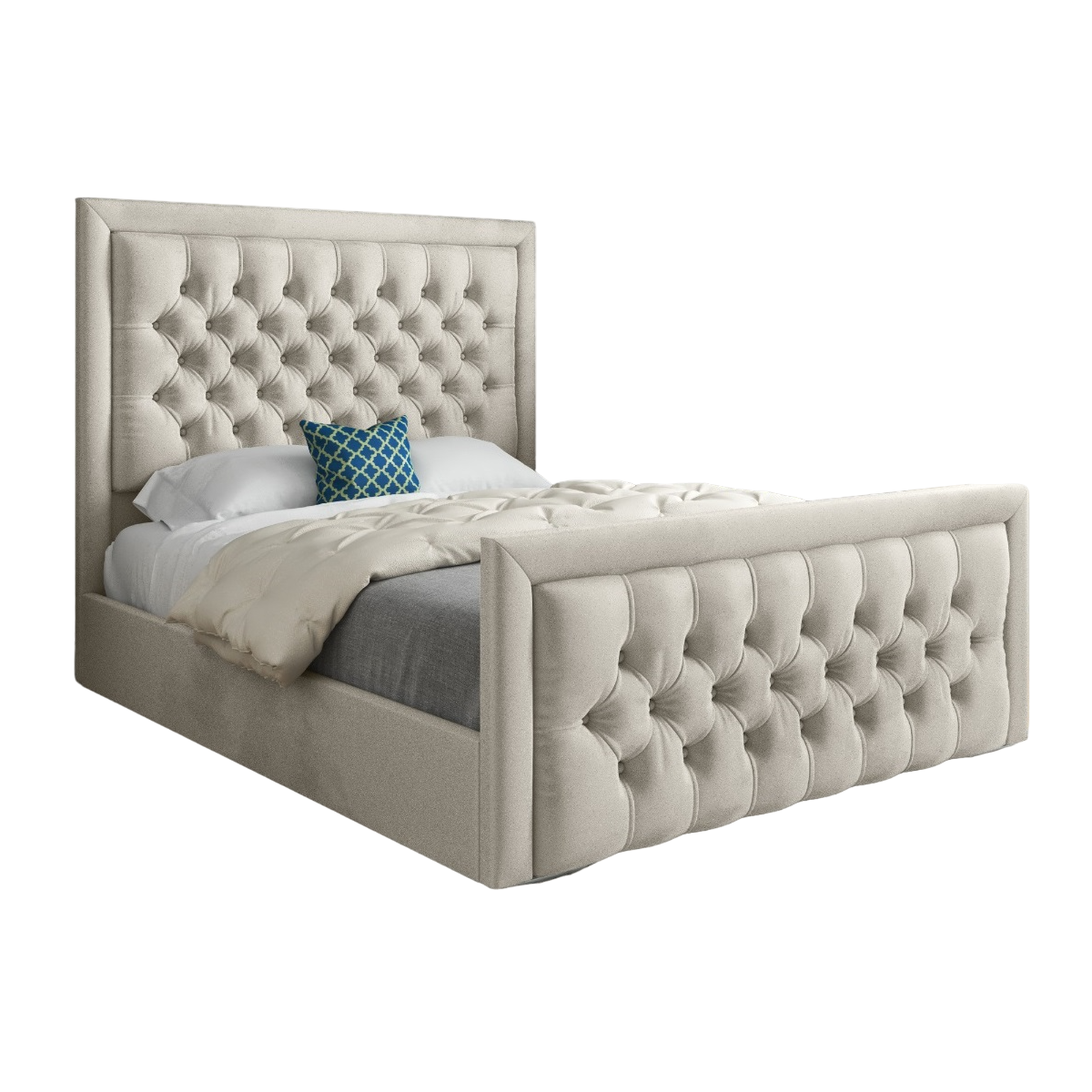 Rovigo Upholstered Soft Velvet Bed Frame