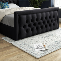 Rovigo Upholstered Soft Velvet Bed Frame