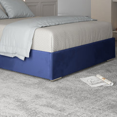 Tammy Upholstered Soft Velvet Metal Bed Frame