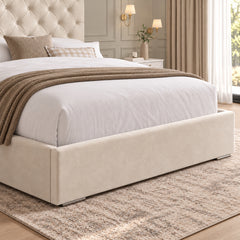 Althorp Upholstered Soft Velvet Bed Frame