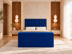Amaryn Luxe Metal Tv Bed Frame