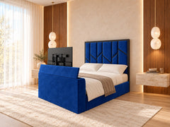 Amaryn Luxe Metal Tv Bed Frame