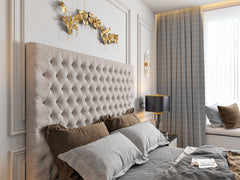 Claridges Upholstered Soft Velvet Tv Bed Frame