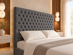 Colina Upholstered Soft Velvet Tv Bed Frame