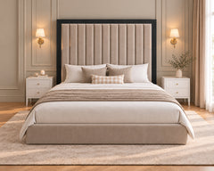 Copake Line Wall Panel Bed