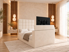Daniel Upholstered Tv Bed Frame