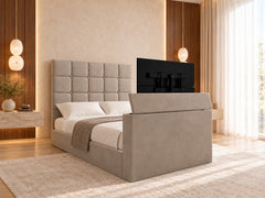 Daniel Upholstered Tv Bed Frame