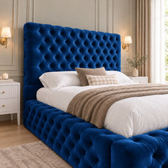 Finney Milan Pleated Upholstery Bed Frame
