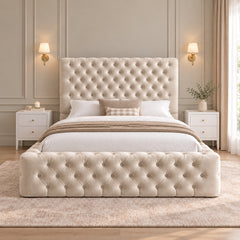 Finney Milan Pleated Upholstery Bed Frame