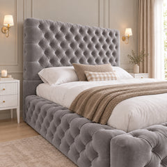 Finney Milan Pleated Upholstery Bed Frame