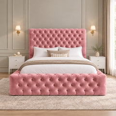 Finney Milan Pleated Upholstery Bed Frame
