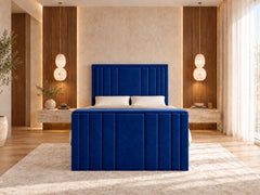 Fordingbridge Upholstered Soft Velvet Tv Bespoke Bed Frame