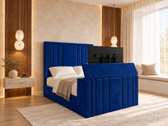 Fordingbridge Upholstered Soft Velvet Tv Bespoke Bed Frame