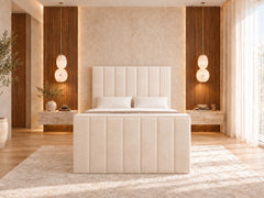 Greenport Upholstered Soft Velvet Line Tv Bespoke Bed Frame