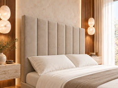 Greenport Upholstered Soft Velvet Line Tv Bespoke Bed Frame
