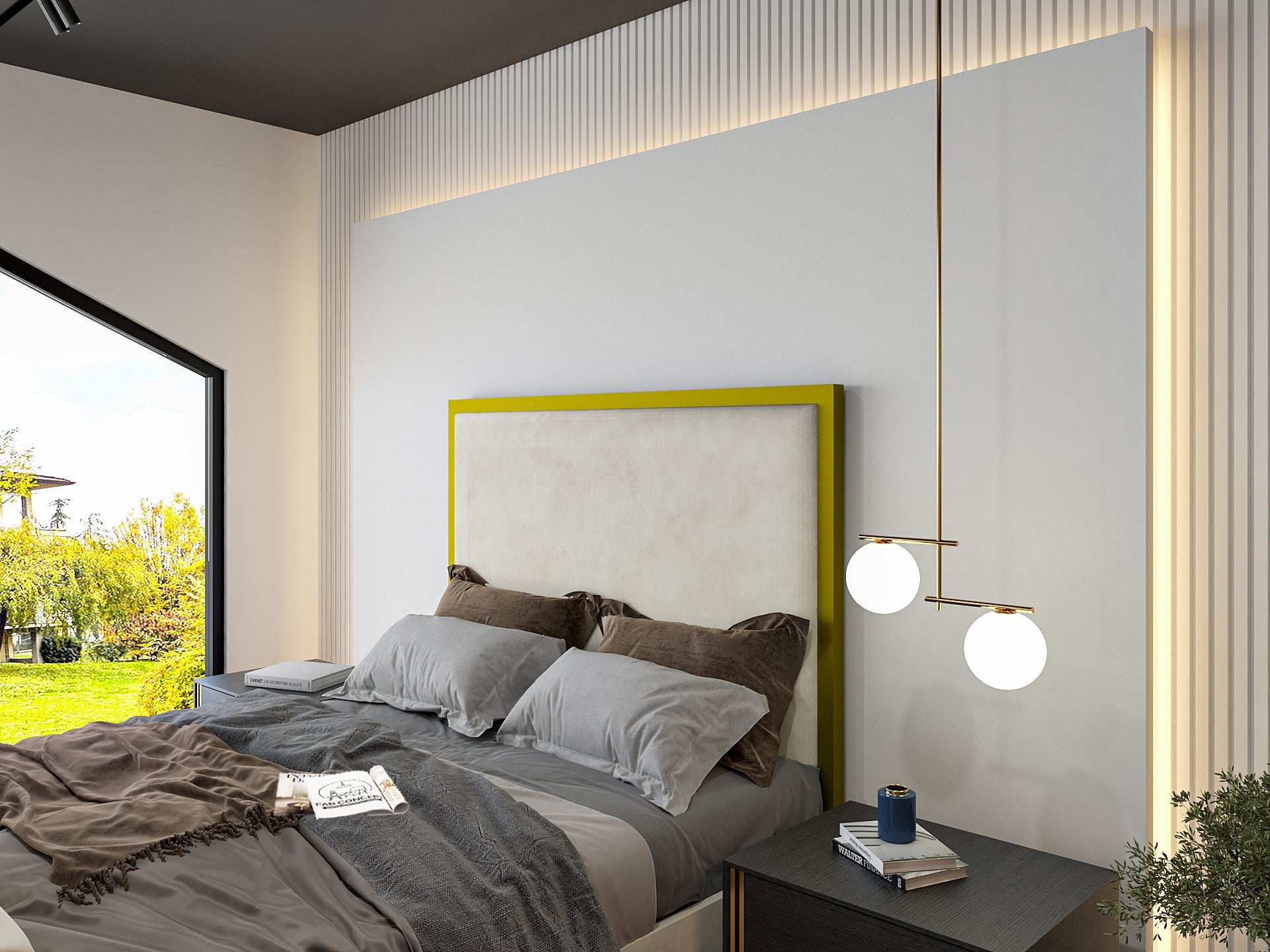 Ivy Metal TV Bed