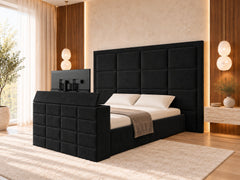Lirim Upholstered Tv Bed Frame