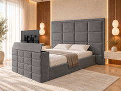 Lirim Upholstered Tv Bed Frame