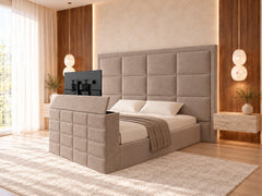 Lirim Upholstered Tv Bed Frame