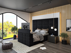 New York Upholstered TV Bed Frame