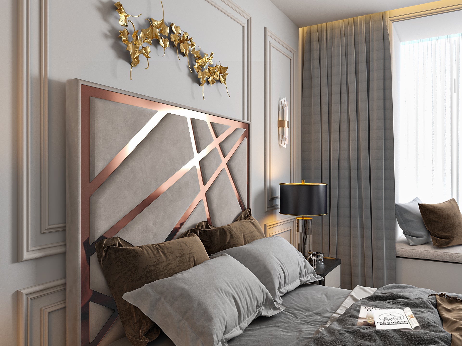 Rayleigh Upholstered Soft Velvet Tv Bed Frame